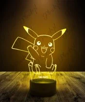 Lampka LED 3D Plexido Pokemon Pikachu Machający