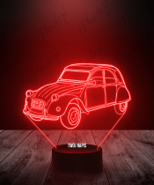 Lampka LED 3D Plexido Samochód Citroen Vintage - 2