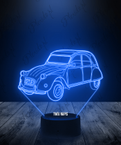 Lampka LED 3D Plexido Samochód Citroen Vintage