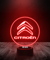 Lampka LED 3D Plexido Citroen Emblemat