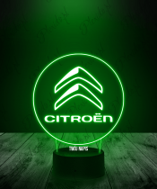 Lampka LED 3D Plexido Citroen Emblemat - 3