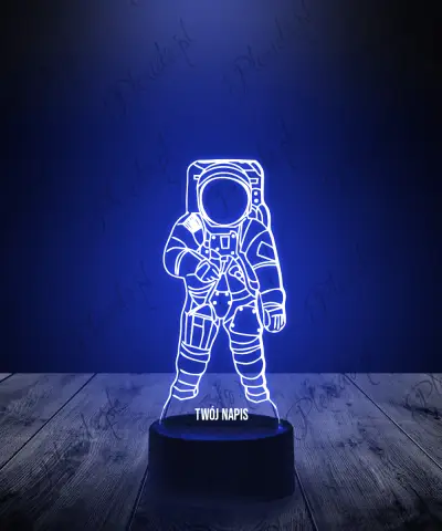 Lampka LED 3D Plexido Astronauta Kosmonauta - 1