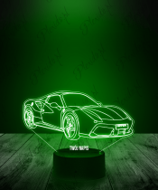 Lampka LED 3D Plexido Auto Samochód Ferrari - 2