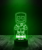 Lampka LED 3D Plexido Fortnite Marshmello - 3