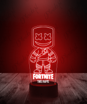 Lampka LED 3D Plexido Fortnite Marshmello - 2