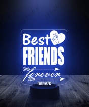 Lampka LED 3D Plexido Wieczna Przyjaźń