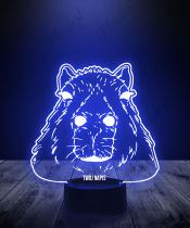 Lampka LED 3D Plexido Kapibara Pysk - 1