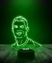 Lampka LED 3D Plexido Cristiano Ronaldo - 1