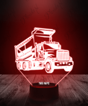Lampka LED 3D Plexido Ciężarówka Wywrotka