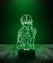 Lampka LED 3D Plexido My Hero Academia Todoroki Shoto - 2