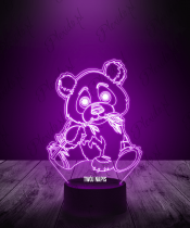 Lampka LED 3D Plexido Miś Słodka Panda - 2