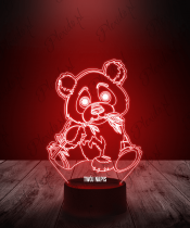 Lampka LED 3D Plexido Miś Słodka Panda - 3