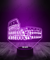 Lampka LED 3D Plexido Koloseum Zabytek