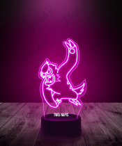 Lampka LED 3D Plexido Pokemon Vigoroth - 3