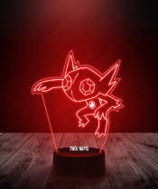 Lampka LED 3D Plexido Pokemon Sableye - 2