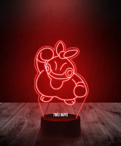 Lampka LED 3D Plexido Pokemon Makuhita