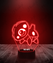 Lampka LED 3D Plexido Pokemon Aron