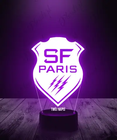 Lampka LED 3D Plexido SF Paris Stade Français - 1