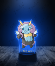 Lampka LED 3D Plexido z Nadrukiem Pokemon Illumise