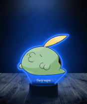 Lampka LED 3D Plexido z Nadrukiem Pokemon Gulpin
