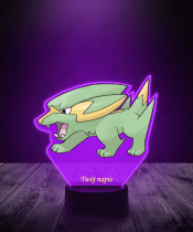 Lampka LED 3D Plexido z Nadrukiem Pokemon Electrike