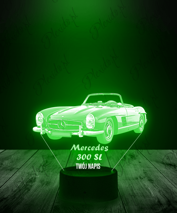 Lampka LED 3D Plexido Mercedes 300 SL - 1