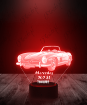 Lampka LED 3D Plexido Mercedes 300 SL - 3