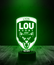 Lampka LED 3D Plexido Lyon OU Rugby - 1