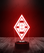 Lampka LED 3D Plexido Borussia Monchengladbach Piłka Nożna - 1