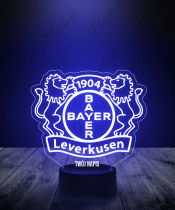 Lampka LED 3D Plexido Bayer Leverkusen Piłka Nożna - 1