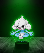 Lampka LED 3D Plexido z Nadrukiem Pokemon Meditite