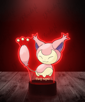 Lampka LED 3D Plexido z Nadrukiem Pokemon Skitty