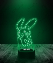 Lampka LED 3D Plexido z Nadrukiem Anime Pokemon Plusle - 2