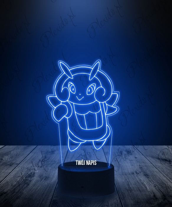 Lampka LED 3D Plexido z Nadrukiem Anime Pokemon Illumise - 1