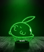 Lampka LED 3D Plexido Pokemon Gulpin z Nadrukiem - 2