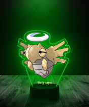 Lampka LED 3D Plexido UV Pokemon Shedinja z Nadrukiem - 1