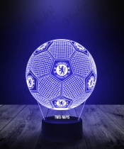Lampka LED 3D Plexido z Nadrukiem Piłka Nożna Klub Chelsea F.C. - 1