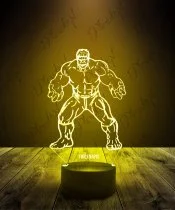 Lampka LED 3D Plexido Incredible Hulk