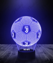 Lampka LED 3D Plexido z Nadrukiem Piłka Nożna Klub Juventus F.C. - 1
