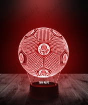 Lampka LED 3D Plexido z Nadrukiem Piłka Nożna Klub SE Palmeiras - 1