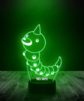 Lampka LED 3D Plexido Pokemon Weedle - 2