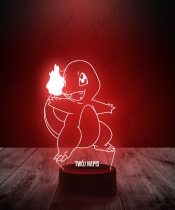 Lampka LED 3D Plexido Pokemon Charmeleon - 2