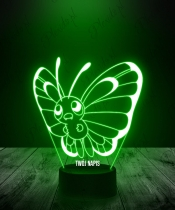 Lampka LED 3D Plexido Pokemon Butterfree - 2