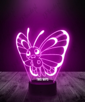 Lampka LED 3D Plexido Pokemon Butterfree - 3