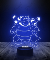 Lampka LED 3D Plexido Pokemon Blastoise - 1