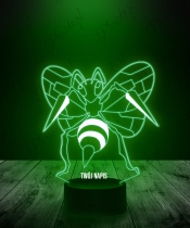 Lampka LED 3D Plexido Pokemon Beedrill - 1