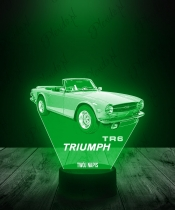 Lampka LED 3D Plexido Samochód Triumph TR6 Kabriolet - 3