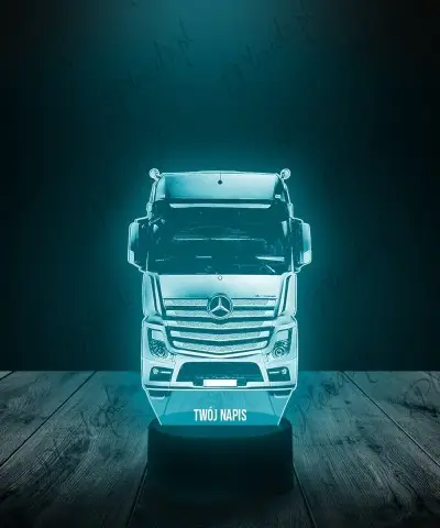 Lampka LED 3D Plexido Ciężarówka Tir Mercedes - 1