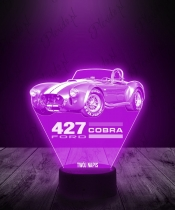 Lampka LED 3D Plexido Samochód Ford Cobra 427 - 2