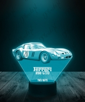 Lampka LED 3D Plexido Samochód Ferrari GTO 250 - 2